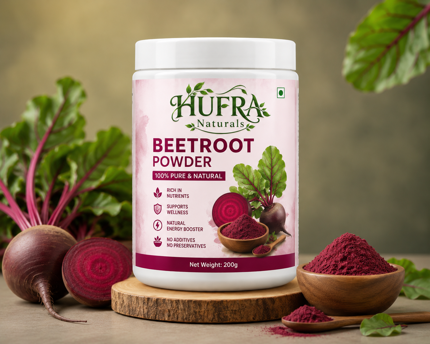 About Beetroot Powder Mockup