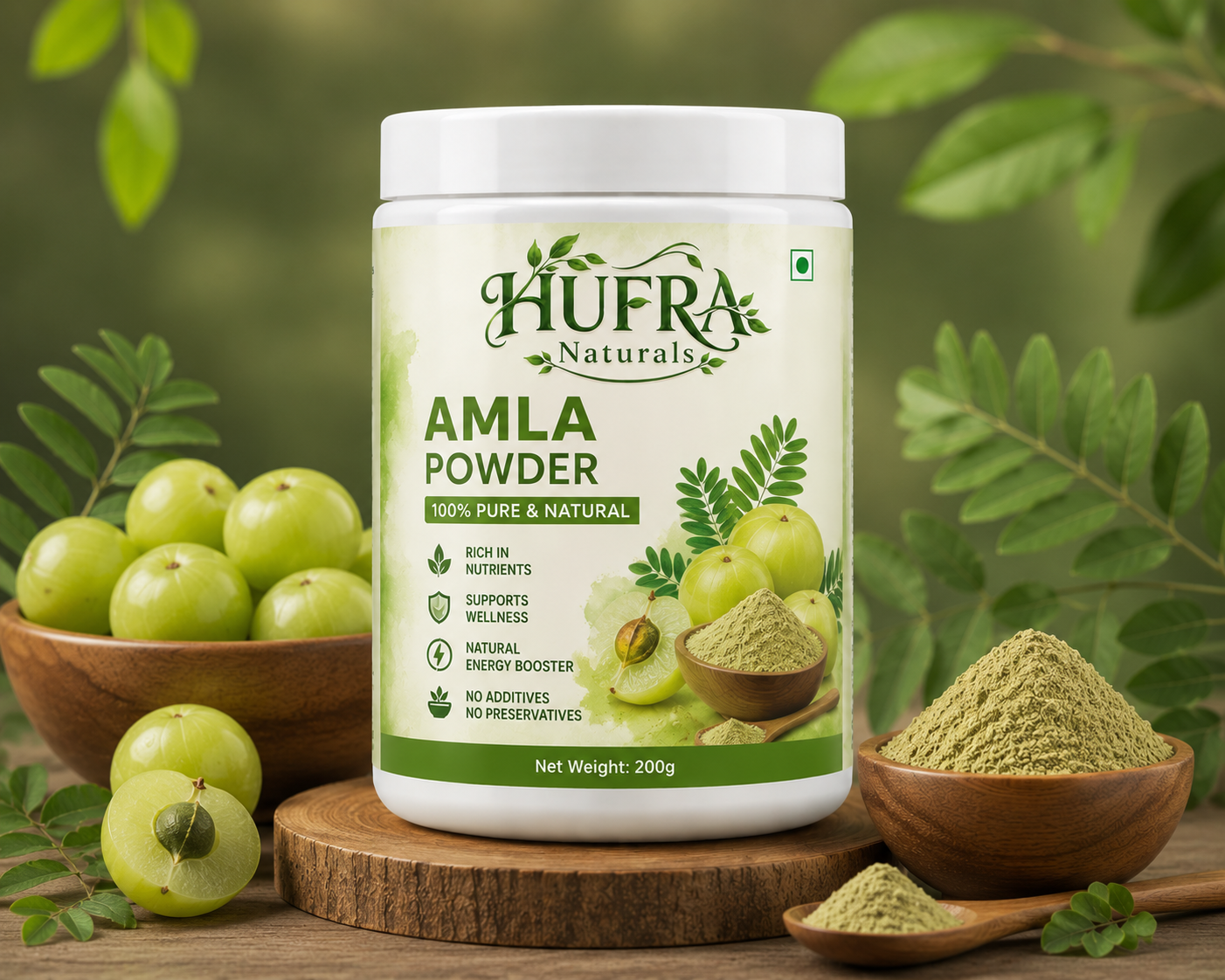 About Amla Powder Mockup